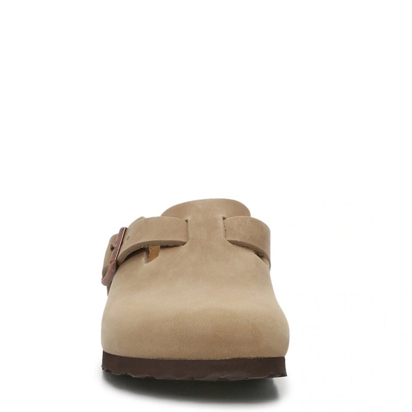 NWT Authentic Birkenstock Boston Soft Bed Oiled Leather in Tobacco Brown - Picture 6 of 16